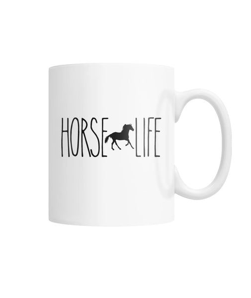 Horse Life Ceramic Coffee Mug White Coffee Mug