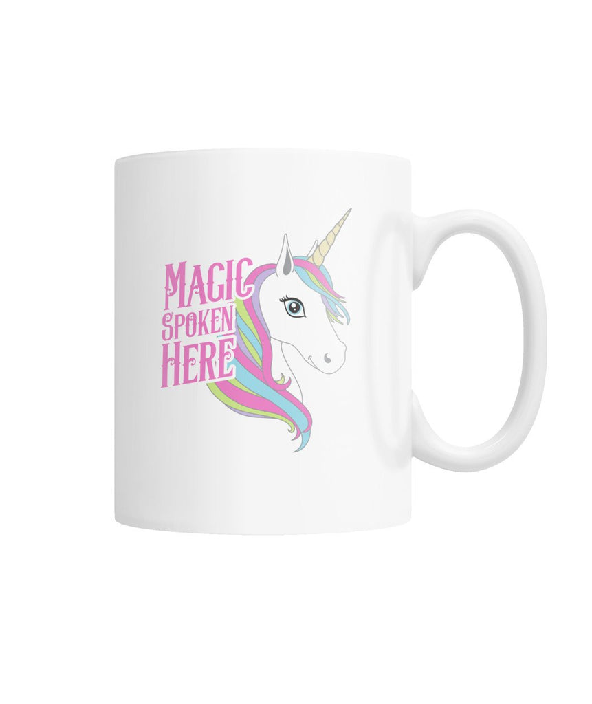 Magic Spoken Here Unicorn Mug