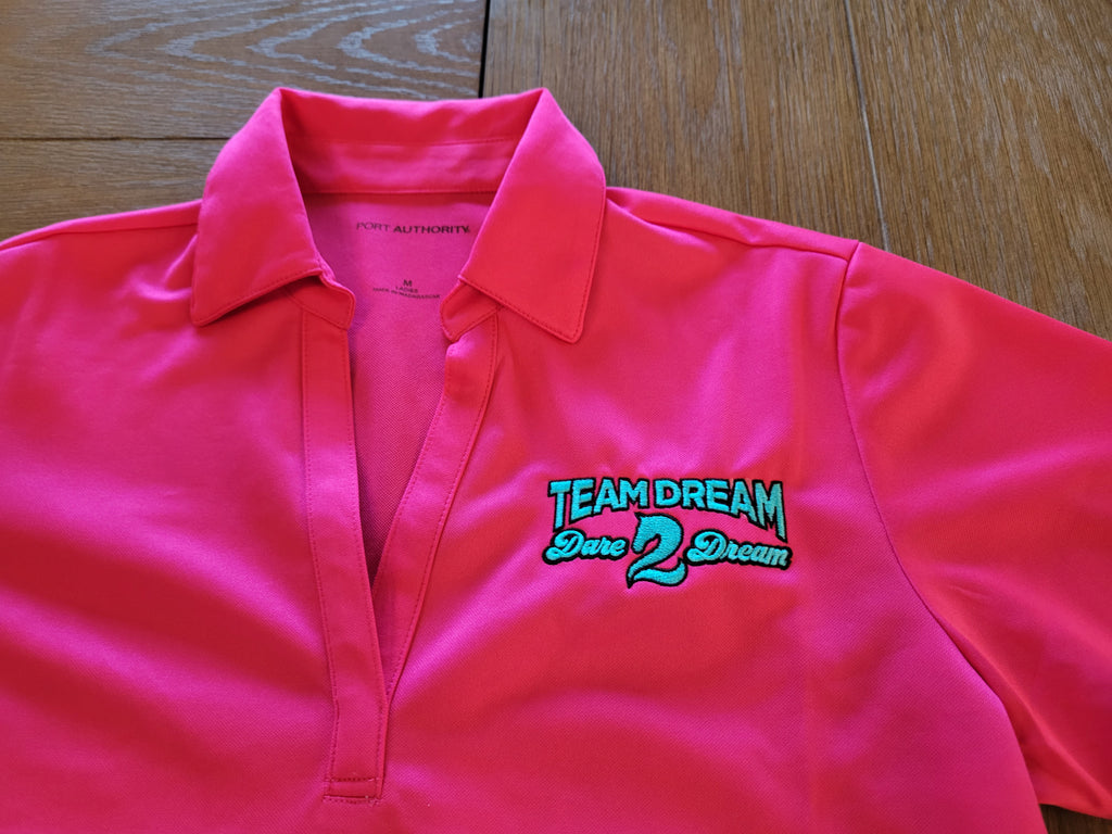 Team Dream Ladies Silk Touch Dri Fit Embroidered Shirt