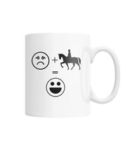Just add Riding and I'm Happy Coffee/Hot beverage Mug White Coffee Mug