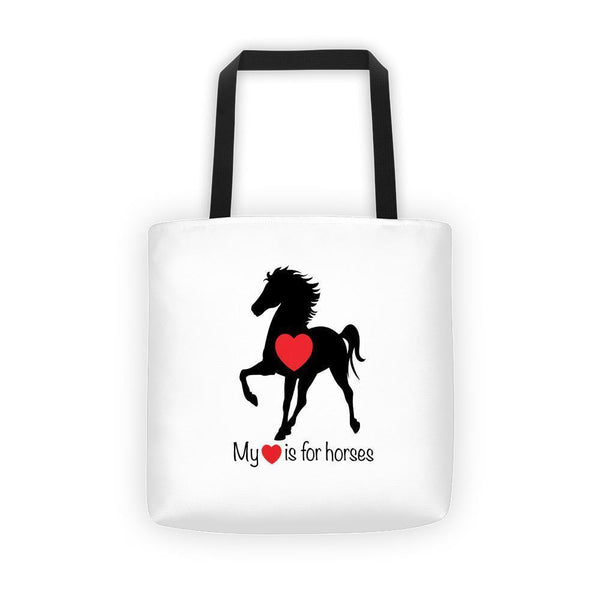 My Heart Is For Horses Tote Bag
