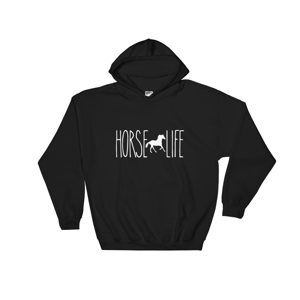 Horse Life Super Soft Hoodie/ White Lettering