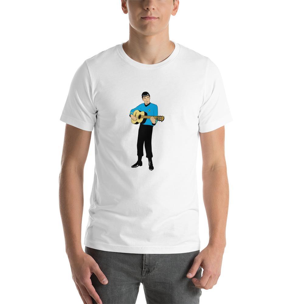 Guitar Playing Spock  Short-Sleeve Unisex Graphic Tee